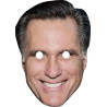Maska papierowa Mit Romney – na twarz, z gumką
