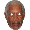 Maska papierowa Morgan Freeman – na twarz, z gumką