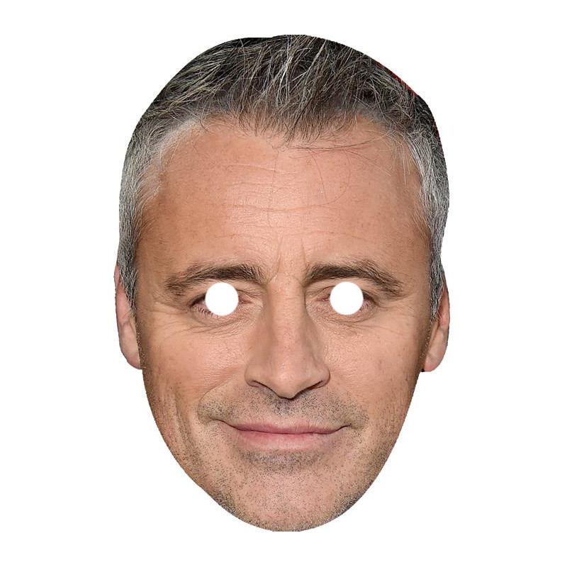 Maska papierowa Matt LeBlanc – na twarz, z gumką