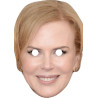 Maska papierowa Nicole Kidman – na twarz, z gumką