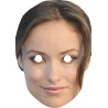 Maska papierowa Olivia Wilde – na twarz, z gumką