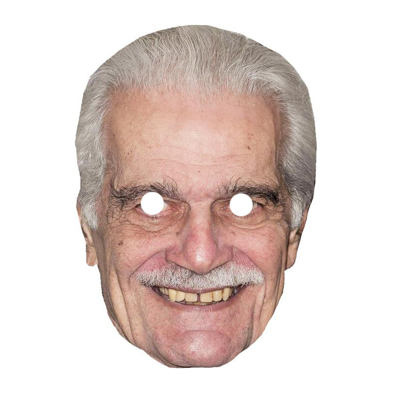 Maska papierowa Omar Sharif – na twarz, z gumką