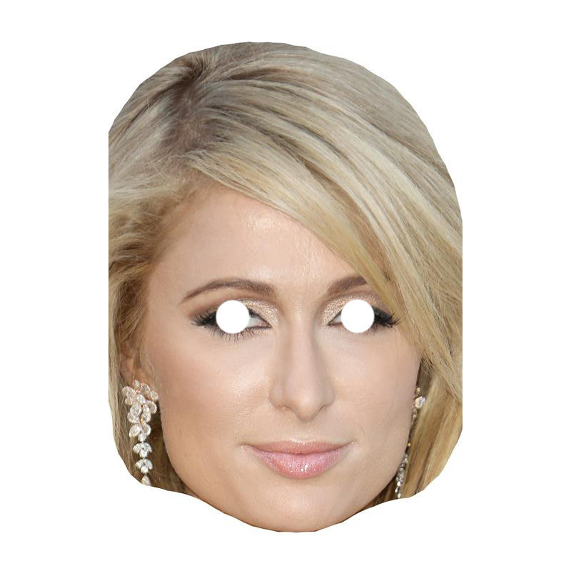 Maska papierowa Paris Hilton – na twarz, z gumką