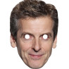 Maska papierowa Peter Capaldi – na twarz, z gumką