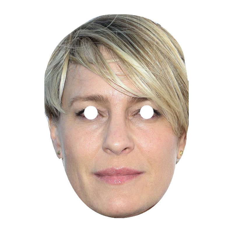 Maska papierowa Robin Wright – na twarz, z gumką