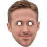 Maska papierowa Ryan Gosling – na twarz, z gumką