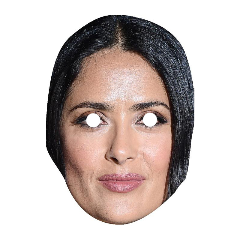Maska papierowa Salma Hayek – na twarz, z gumką