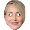 Maska papierowa Sharon Stone – na twarz, z gumką