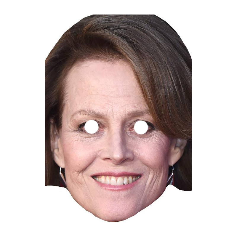 Maska papierowa Sigourney Weaver – na twarz, z gumką