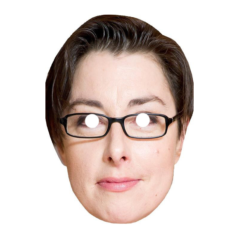 Maska papierowa Sue Perkins – na twarz, z gumką