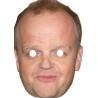 Maska papierowa Toby Jones – na twarz, z gumką