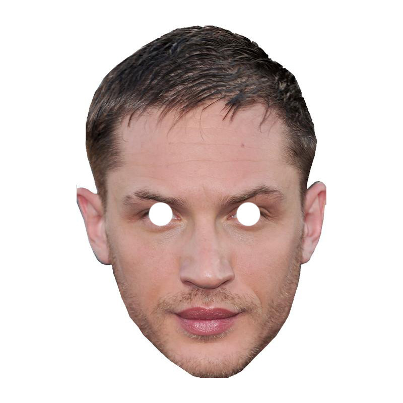 Maska papierowa Tom Hardy – na twarz, z gumką