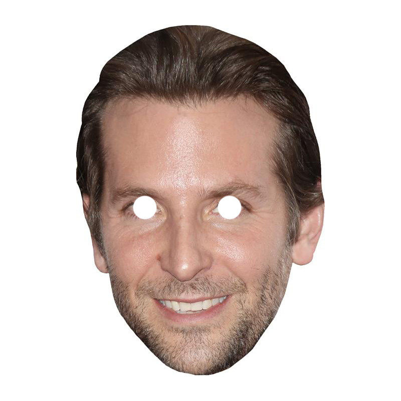 Maska papierowa Bradley Cooper – na twarz, z gumką