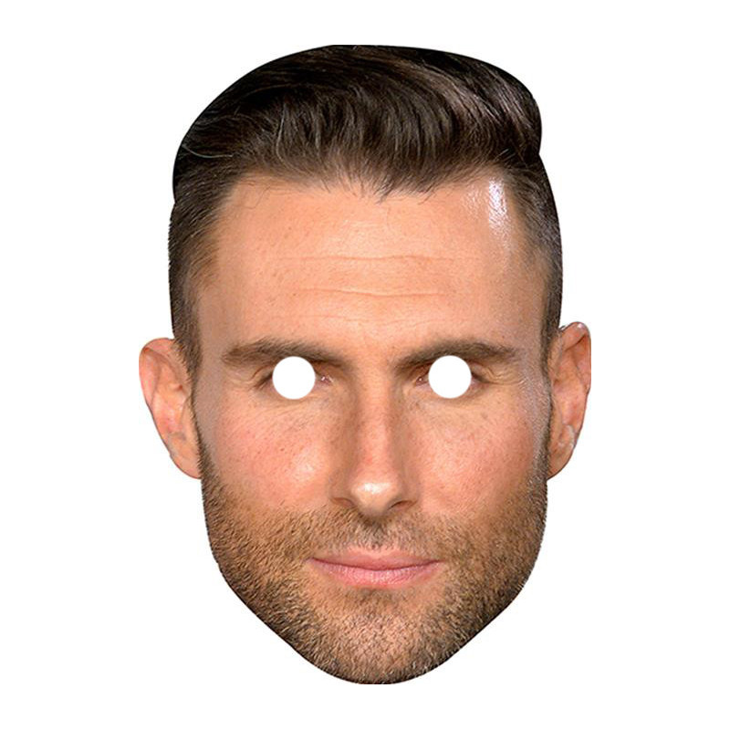 Maska papierowa Adam Levine – na twarz, z gumką