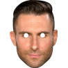 Maska papierowa Adam Levine – na twarz, z gumką