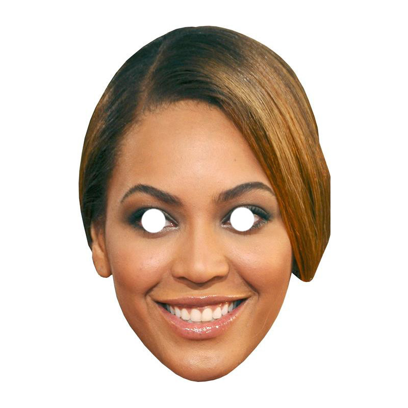 Maska papierowa Beyonce – na twarz, z gumką