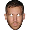 Maska papierowa Calvin Harris – na twarz, z gumką