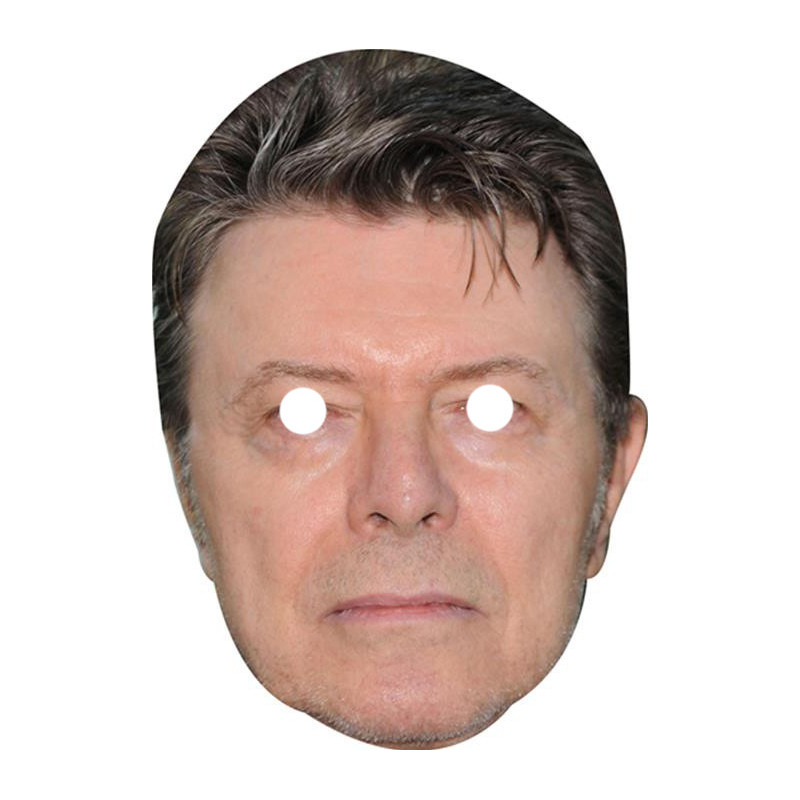 Maska papierowa David Bowie – na twarz, z gumką