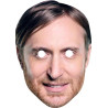Maska papierowa David Guetta – na twarz, z gumką