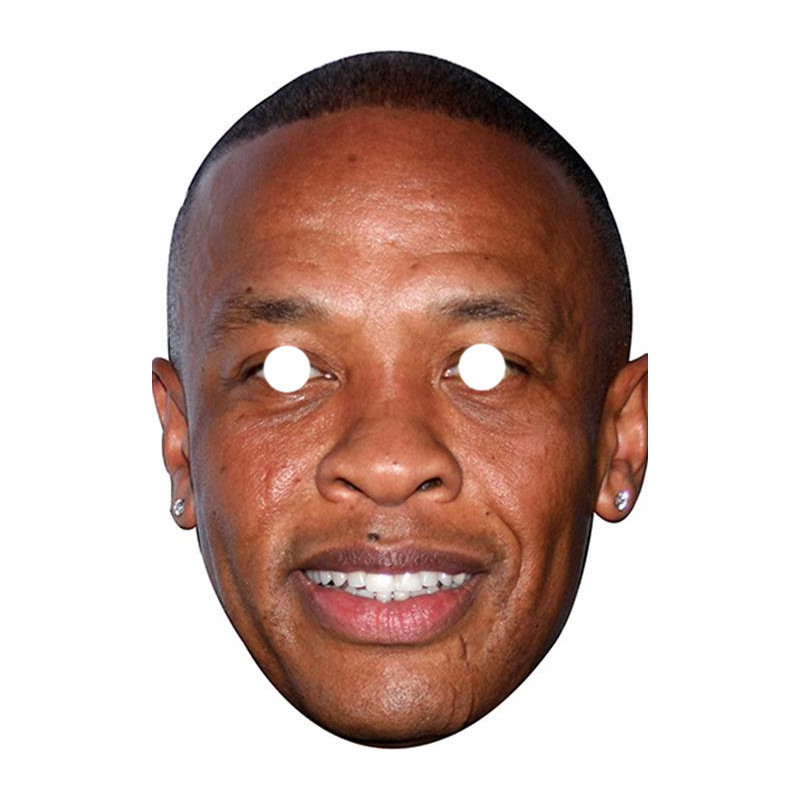 Maska papierowa Dr Dre – na twarz, z gumką