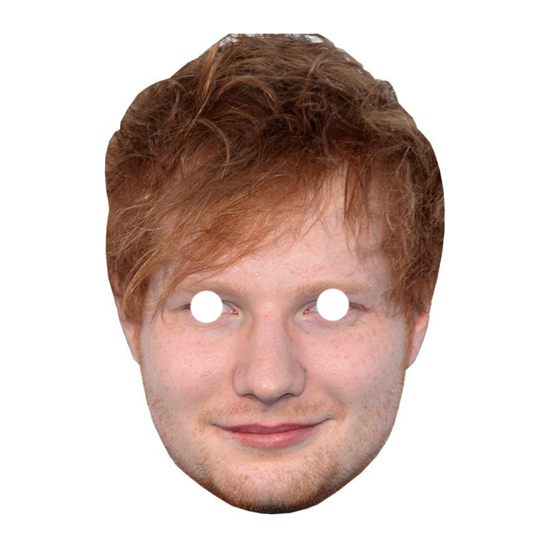 Maska papierowa Ed Sheeran – na twarz, z gumką