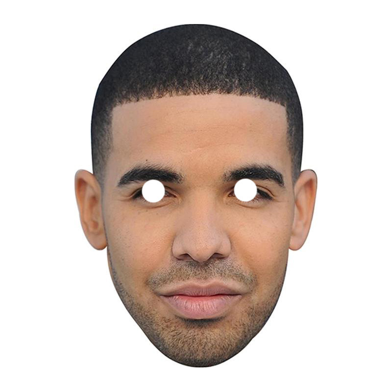 Maska papierowa Drake – na twarz, z gumką
