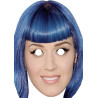 Maska papierowa Katy Perry – na twarz, z gumką