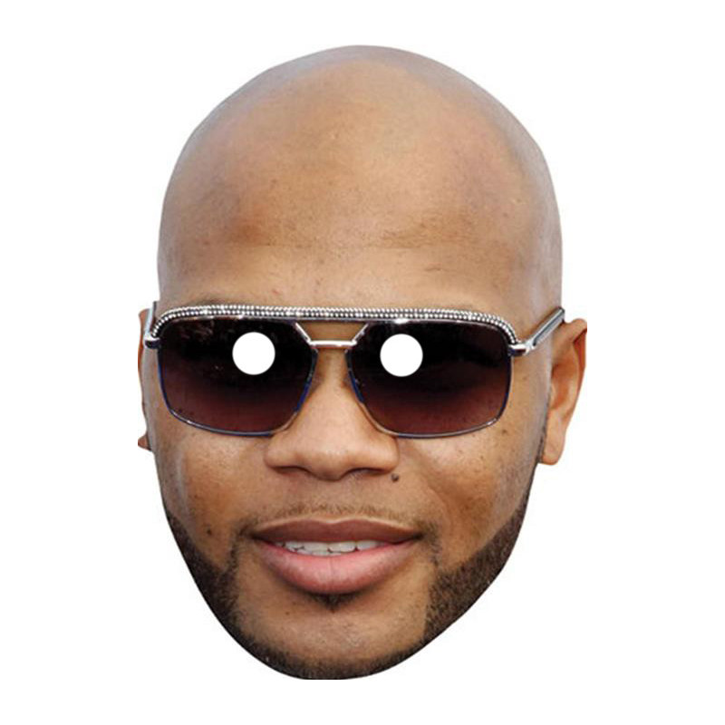 Maska papierowa Flo-Rida – na twarz, z gumką