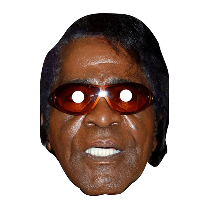 Maska papierowa James Brown – na twarz, z gumką