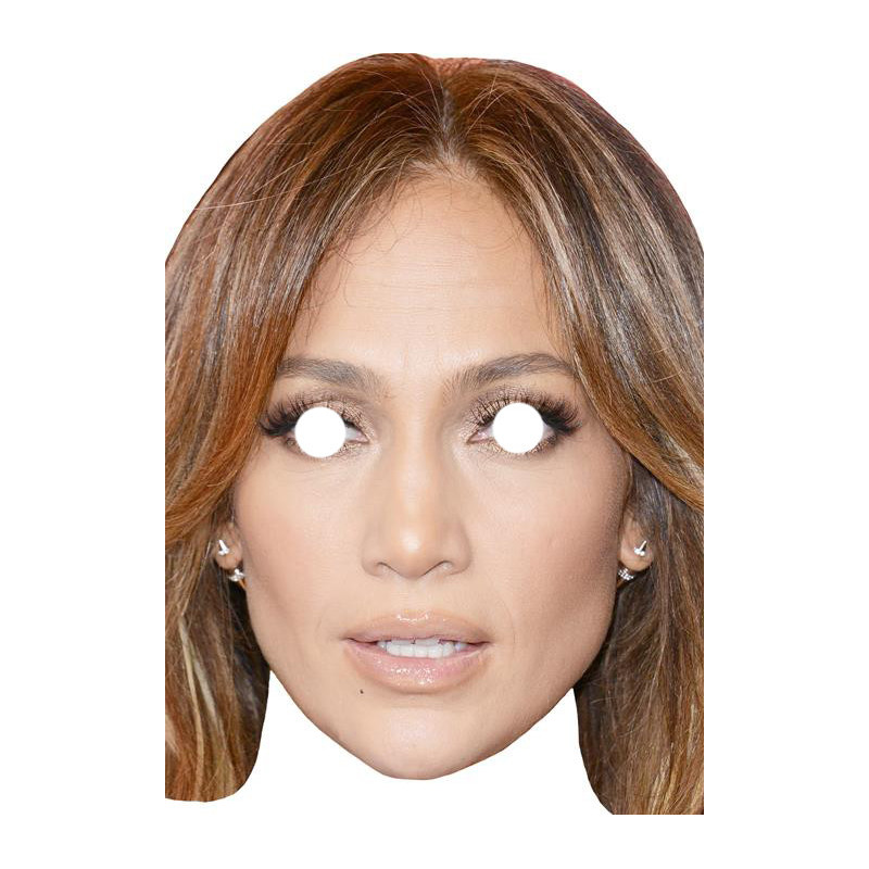 Maska papierowa Jennifer Lopez – na twarz, z gumką