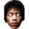 Maska papierowa Jimi Hendrix, – na twarz, z gumką
