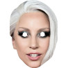 Maska papierowa Lady Gaga – na twarz, z gumką