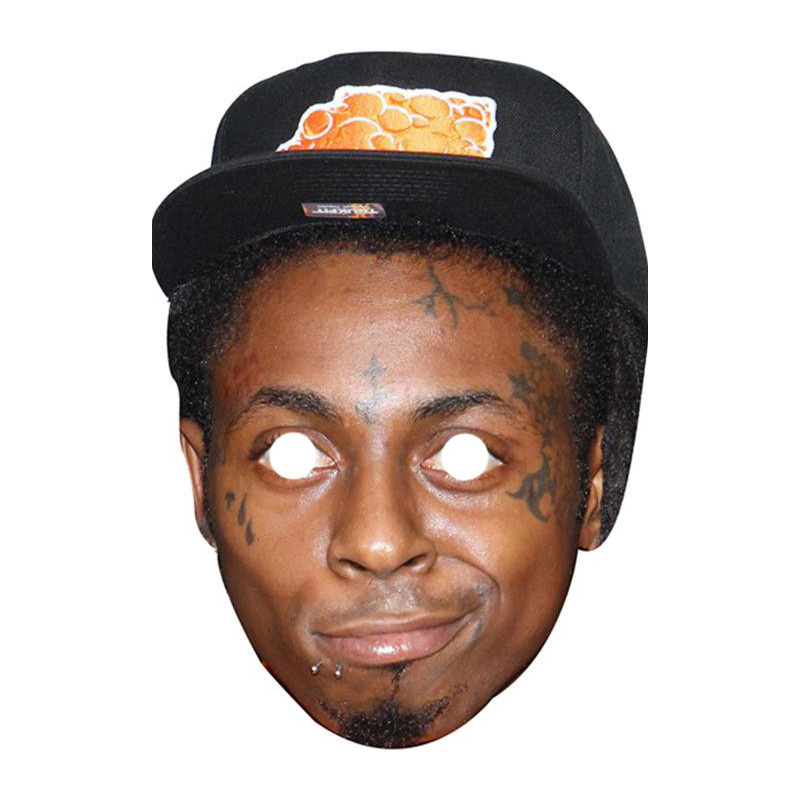 Maska papierowa Lil Wayne – na twarz, z gumką