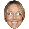 Maska papierowa Mariah Carey – na twarz, z gumką