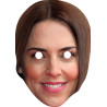 Maska papierowa Melanie C – na twarz, z gumką