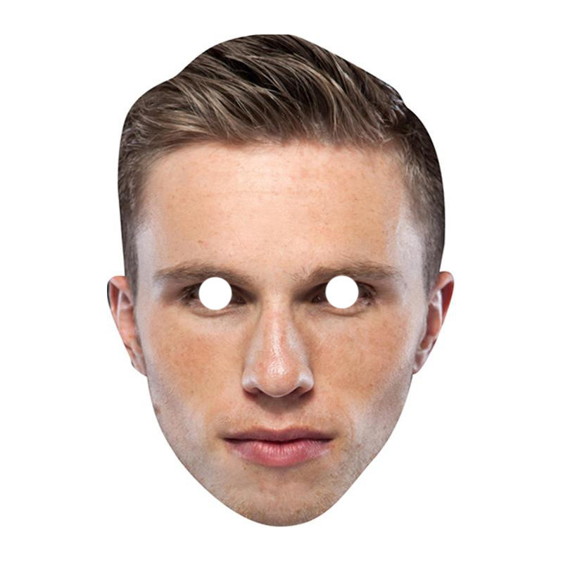 Maska papierowa Nicky Romero – na twarz, z gumką