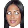 Maska papierowa Nicole Scherzinger – na twarz, z gumką