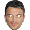Maska papierowa Peter Andre – na twarz, z gumką