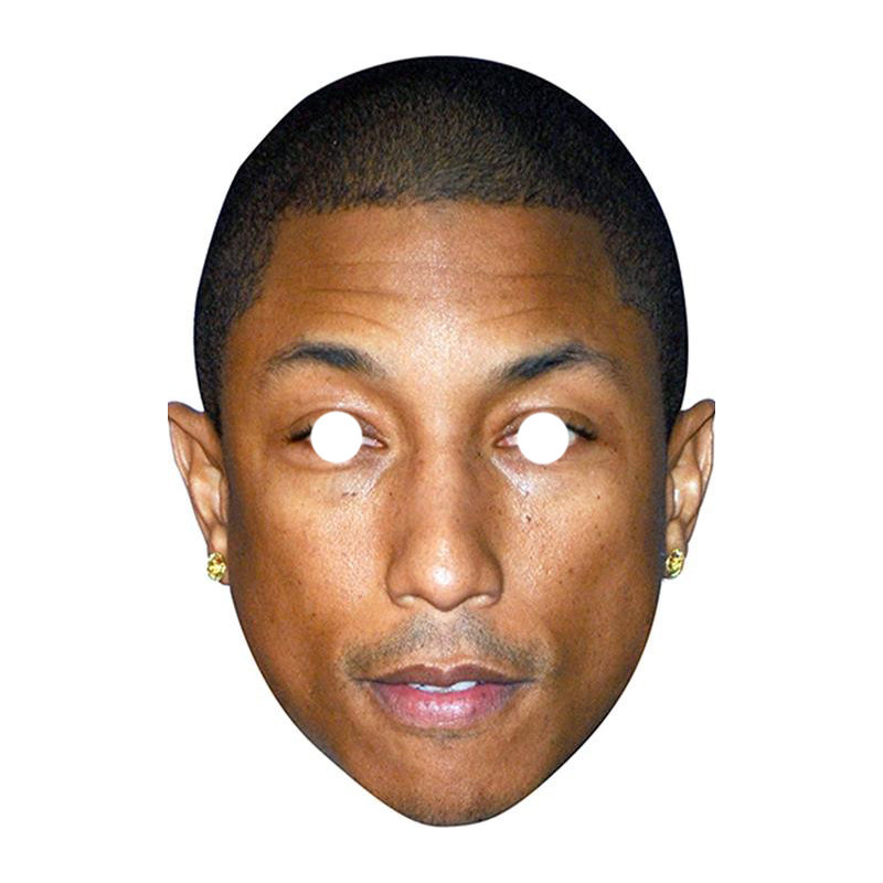 Maska papierowa Pharell Williams – na twarz, z gumką