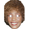 Maska papierowa Whitney Houston – na twarz, z gumką