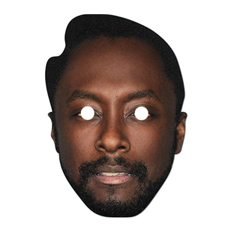 Maska papierowa Will I Am – na twarz, z gumką