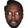 Maska papierowa Will I Am – na twarz, z gumką