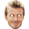 Maska papierowa David Beckham – na twarz, z gumką