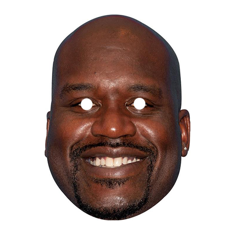 Maska papierowa Shaquille O`Neil – na twarz, z gumką