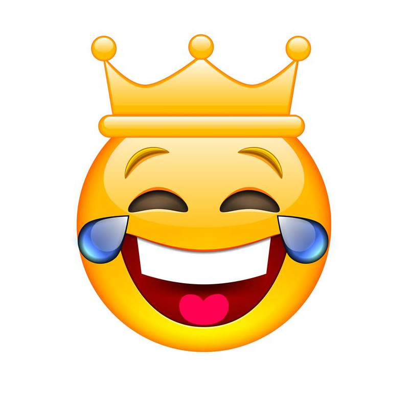 E001. Maska papierowa Emoji – na twarz, z gumką
