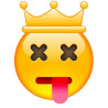 E002. Maska papierowa Emoji – na twarz, z gumką