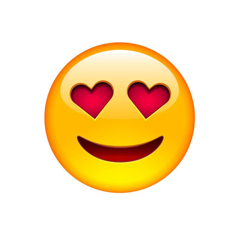 E010. Maska papierowa Emoji – na twarz, z gumką
