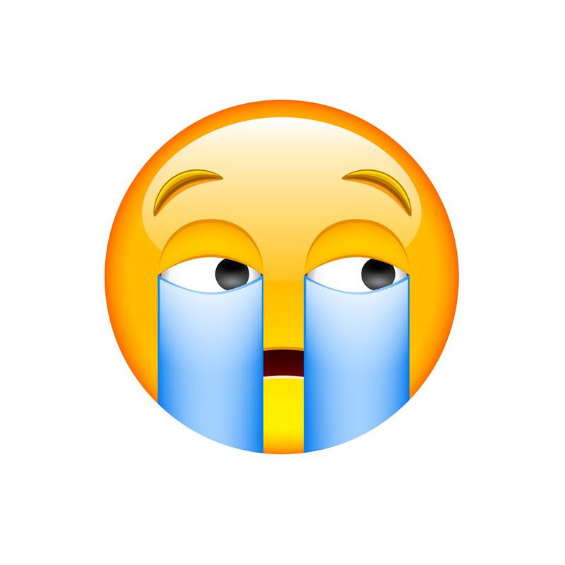 E016. Maska papierowa Emoji – na twarz, z gumką