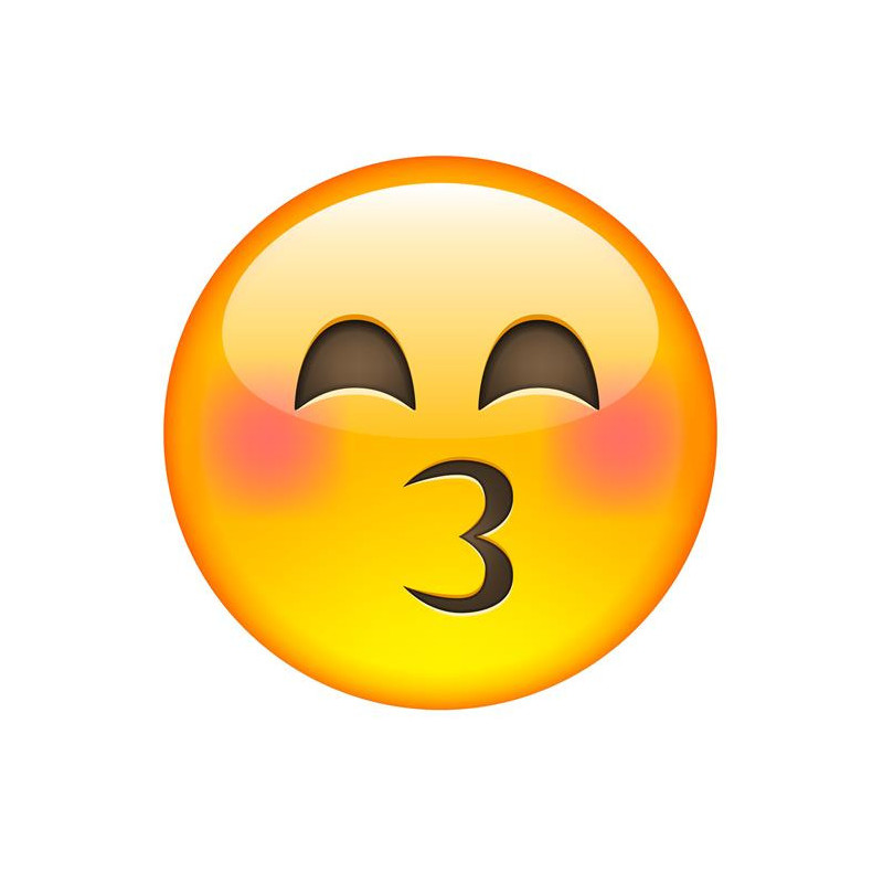 E024. Maska papierowa Emoji – na twarz, z gumką