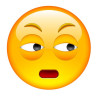 E046. Maska papierowa Emoji – na twarz, z gumką